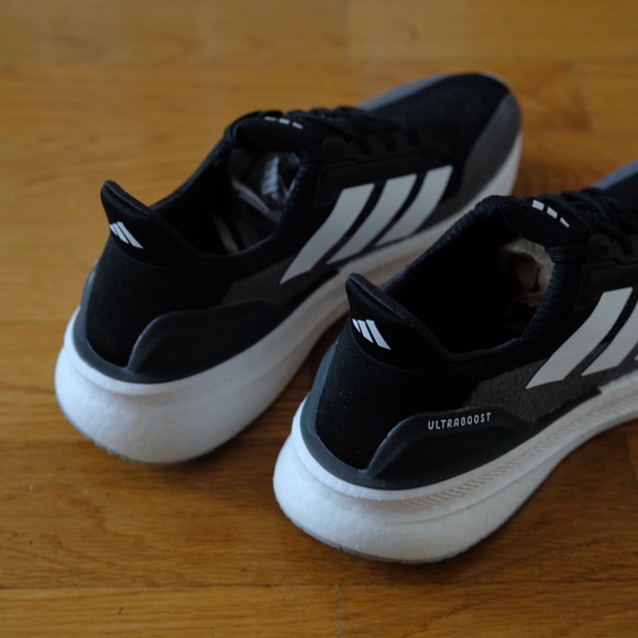 Adidas Ultraboost Light Boost Men's Running Shoes Black White Athletic Sneakers - Picture 5 of 7